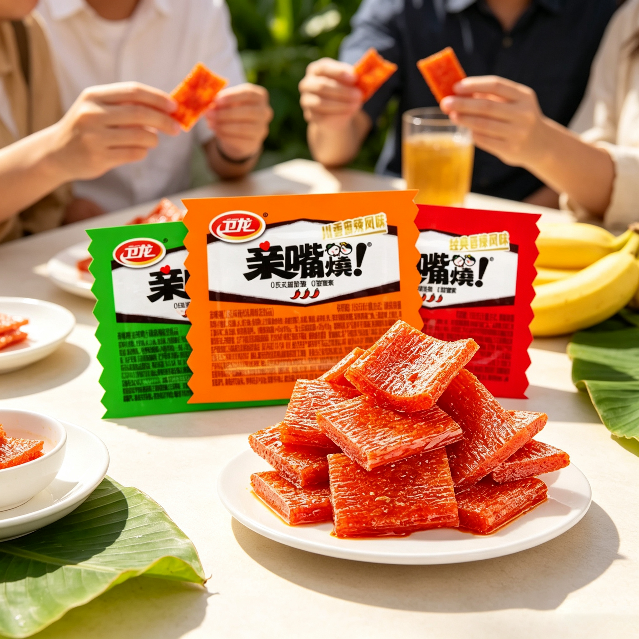 24g Weilong Qin Zui Shao Spicy Gluten Snack