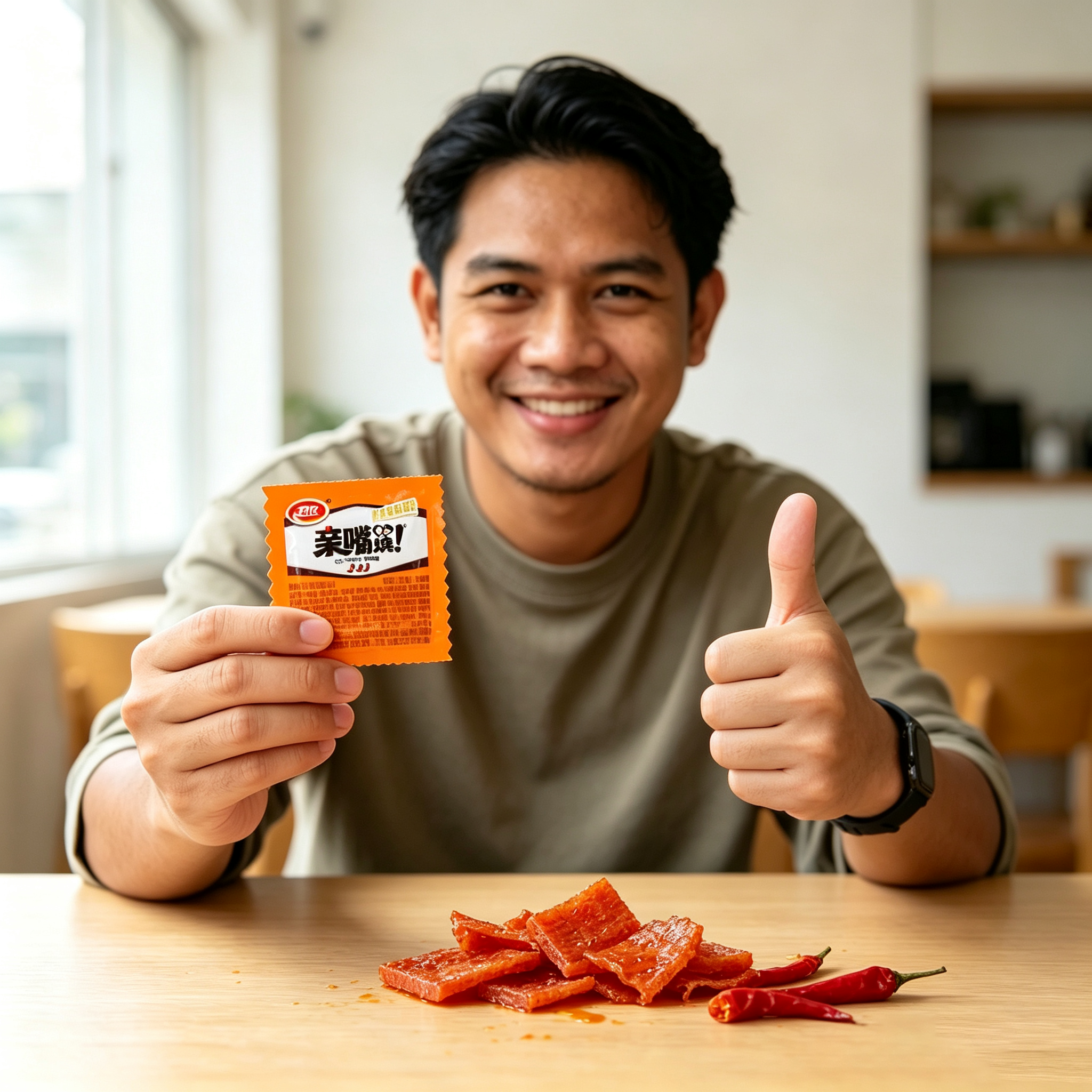 24g Weilong Qin Zui Shao Spicy Gluten Snack