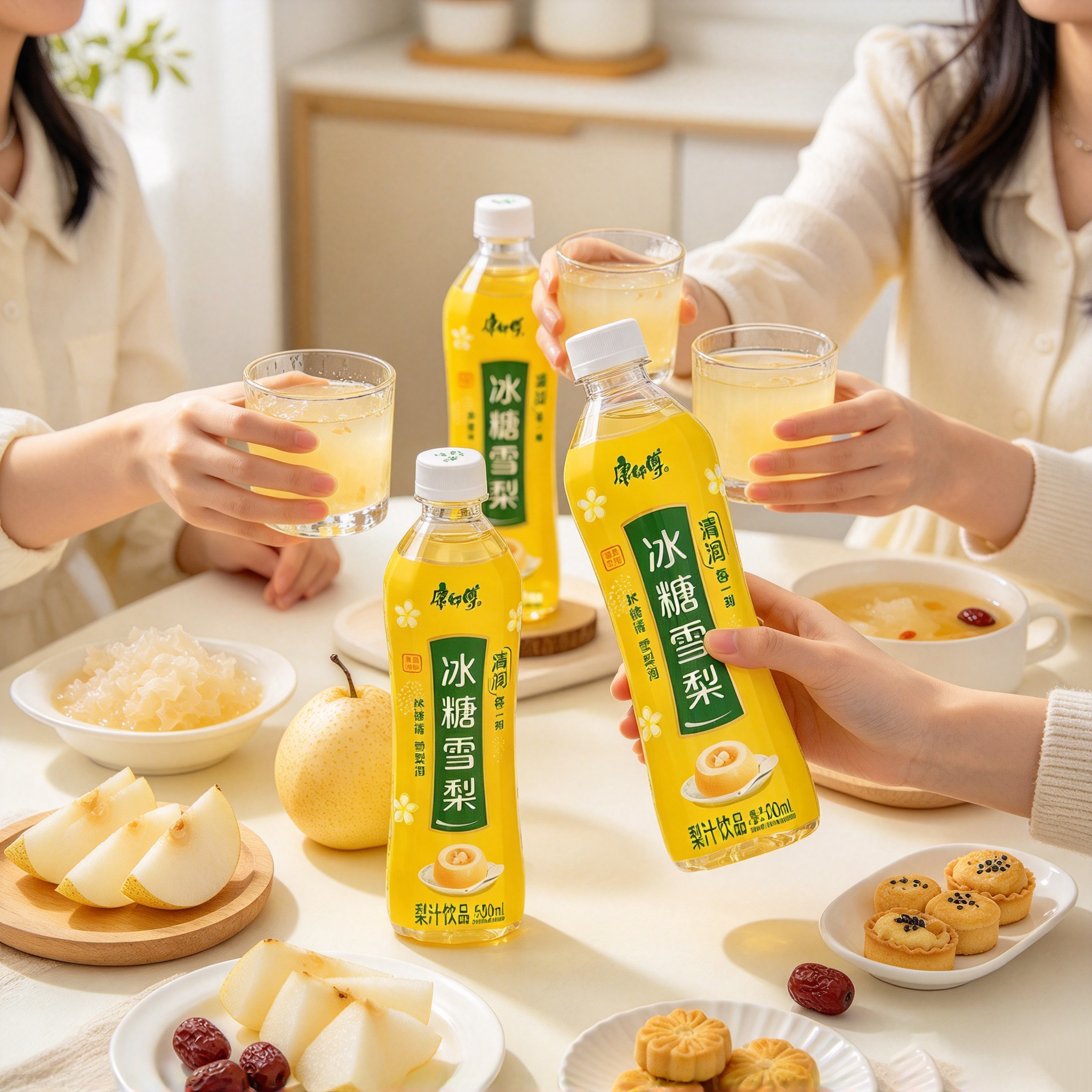 Master Kong Rock Sugar Pear Drink 500ml 康师傅冰糖雪梨 500ml