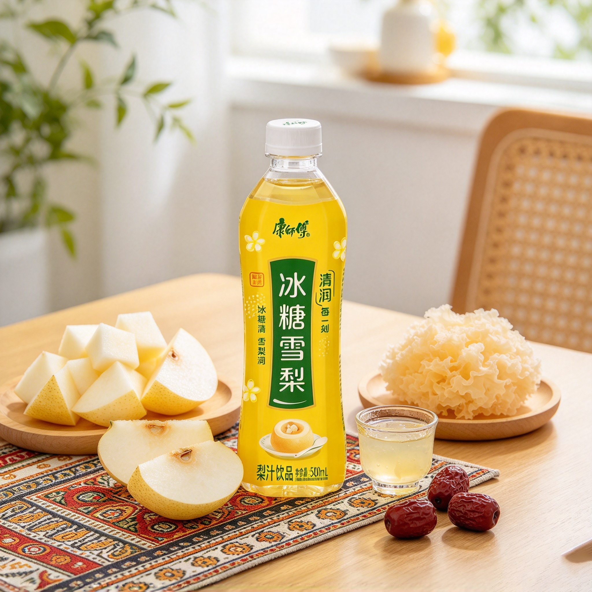 Master Kong Rock Sugar Pear Drink 500ml 康师傅冰糖雪梨 500ml