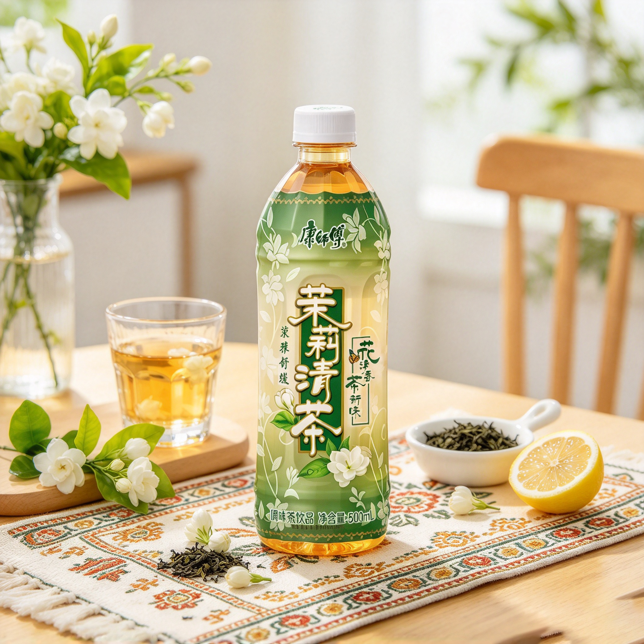 Master Kong Jasmine Tea 500ml 康师傅茉莉清茶 500ml