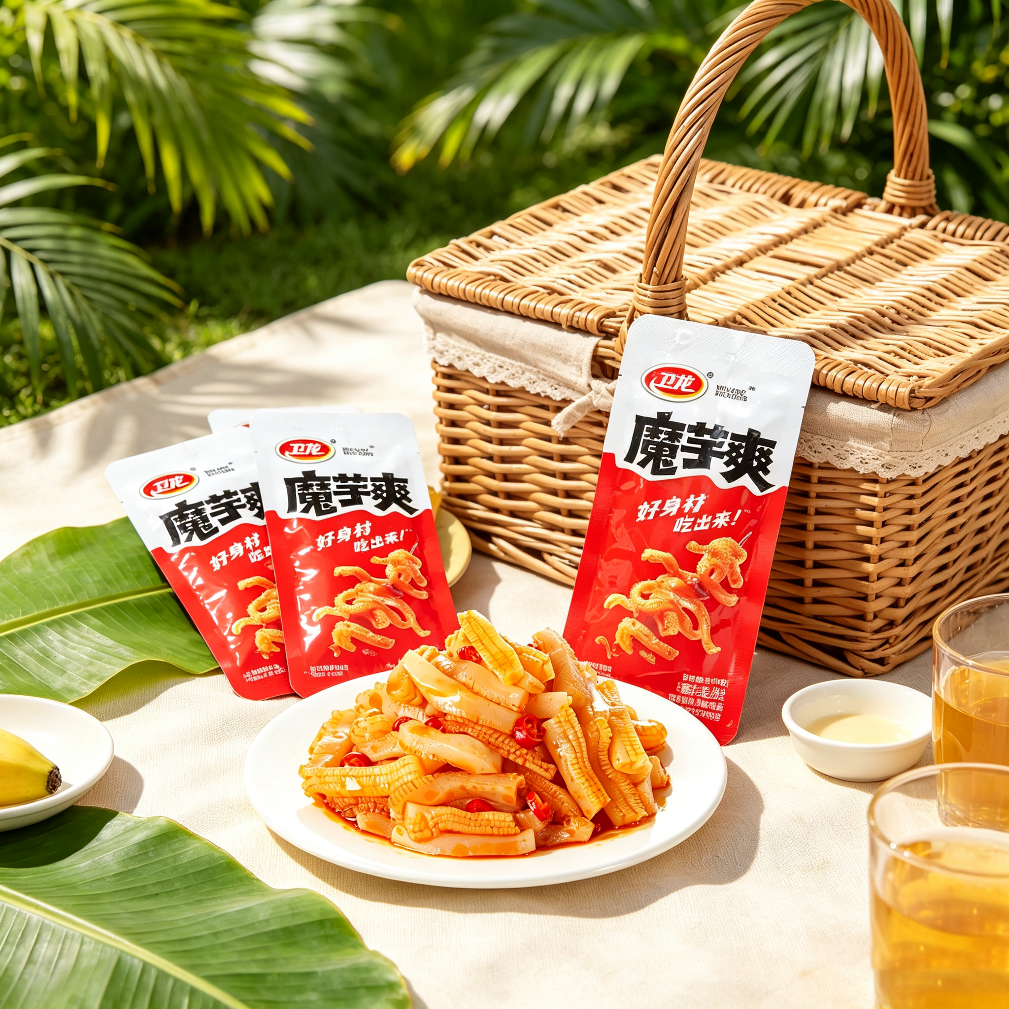 18g Weilong Konjac Spicy Vegetarian Tripe