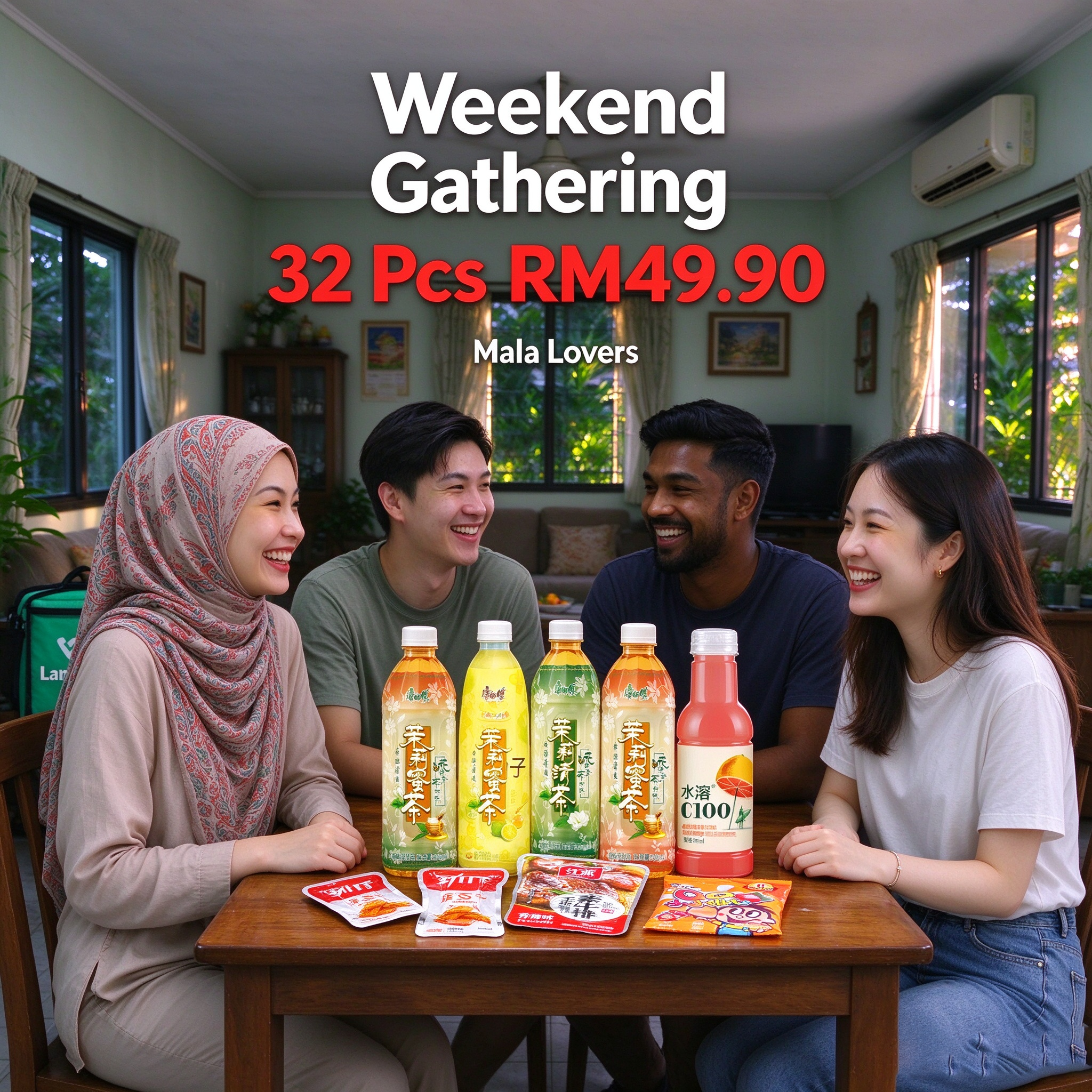 Weekend Spicy Snack Party Box (32 Pcs) - RM49.90