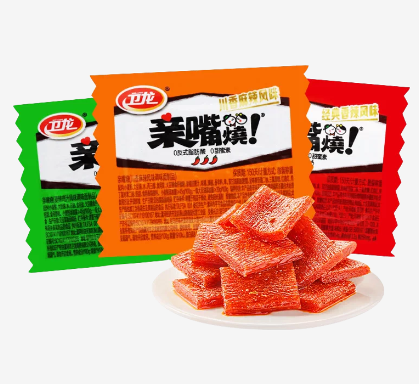 24g Weilong Qin Zui Shao Spicy Gluten Snack