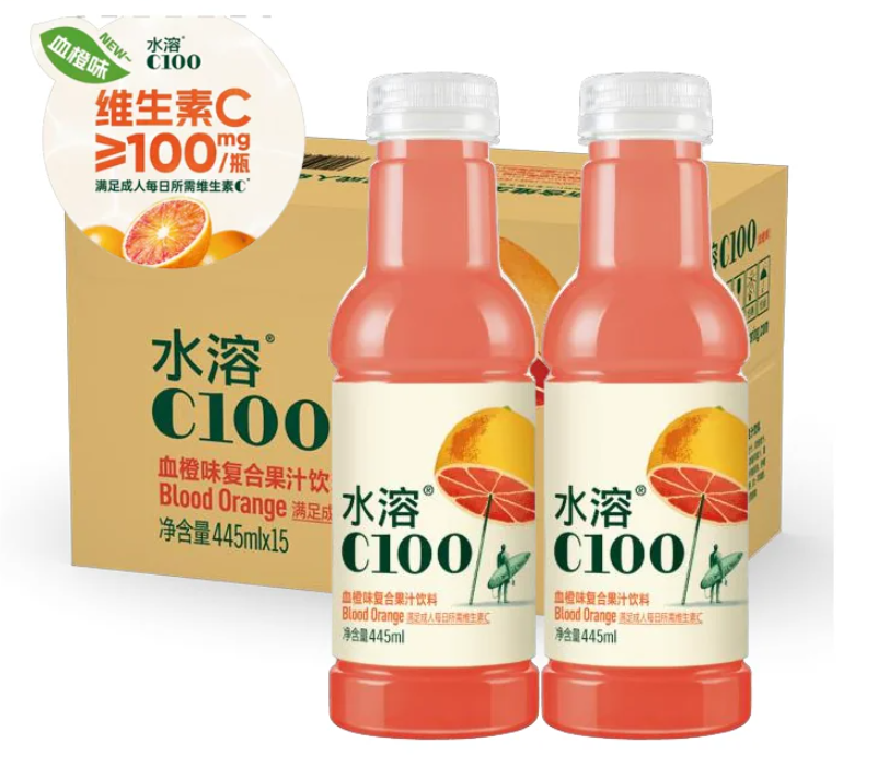Shuirong C100 Blood Orange 445ml 水溶C100血橙味 445ml