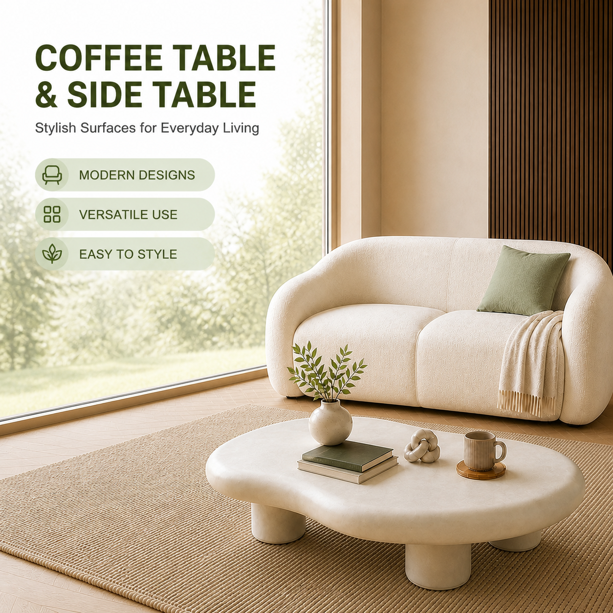 Coffee Table & Side Table