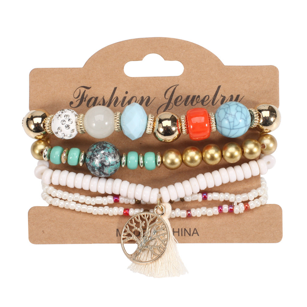 Boho Beaded Crystal Bracelet - product image 6