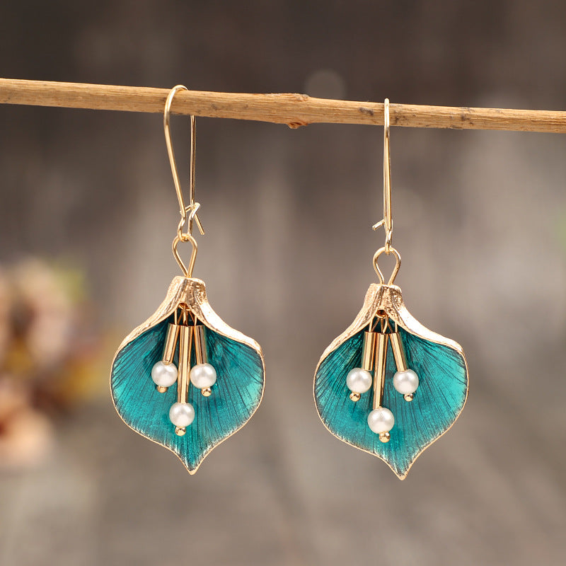 Floral Cross Earrings - product image 3