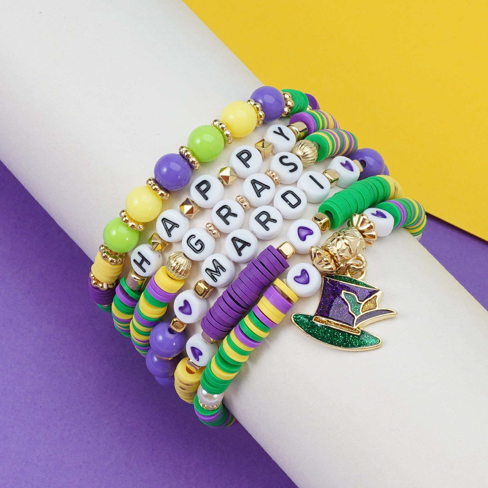 Brazilian Carnival Bracelet Mardi Gras Hat - Face Mask - Pendant - - product image 21