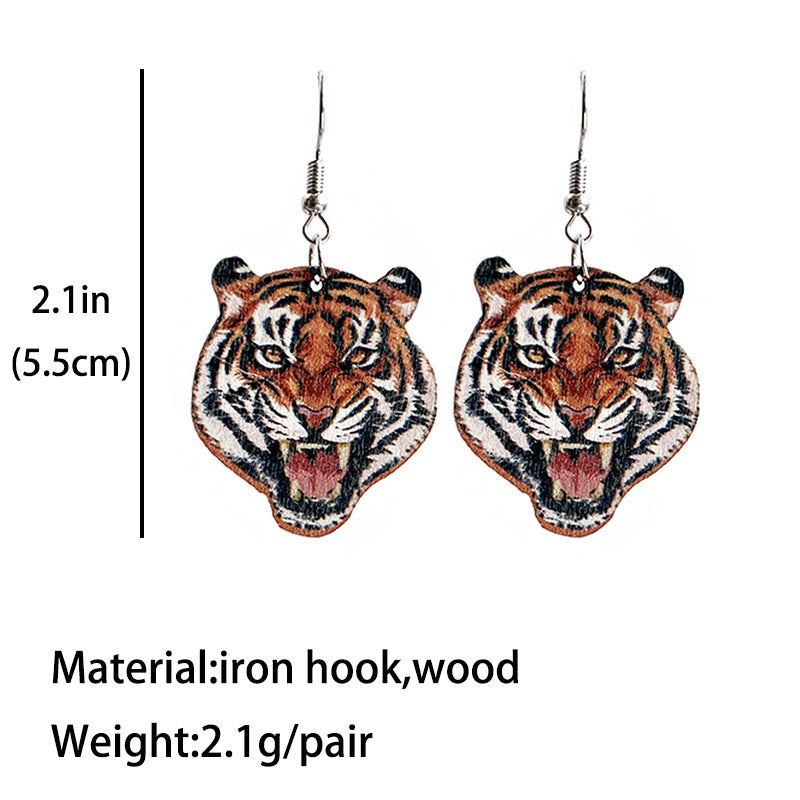 Statement Cross Wood Earrings - product image 4