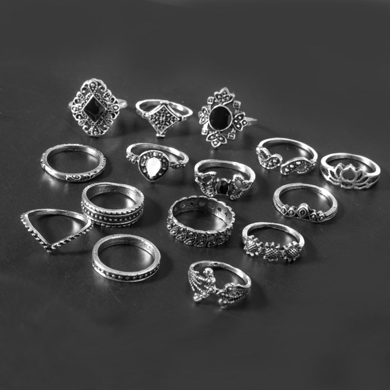 Vintage Floral Cross Ring - product image 3