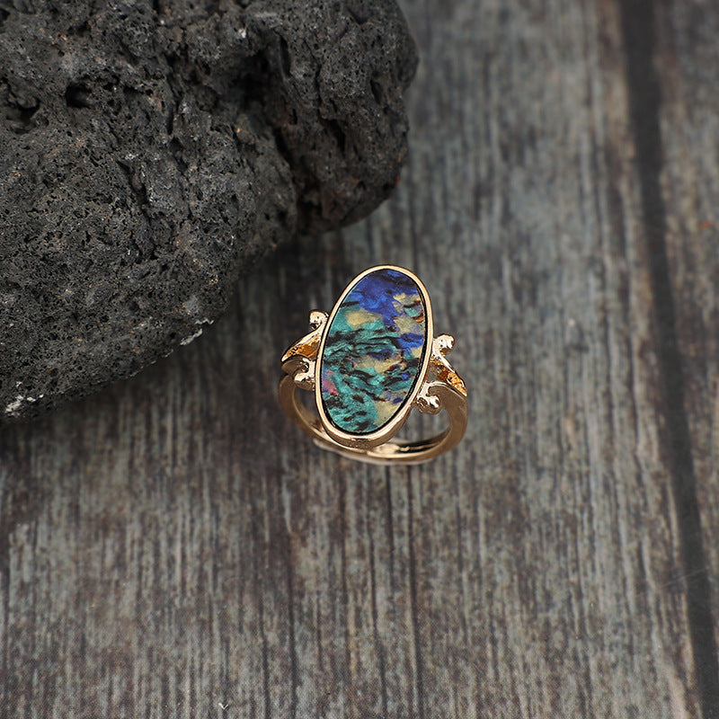 Vintage Geometric Cross Ring - product image 11