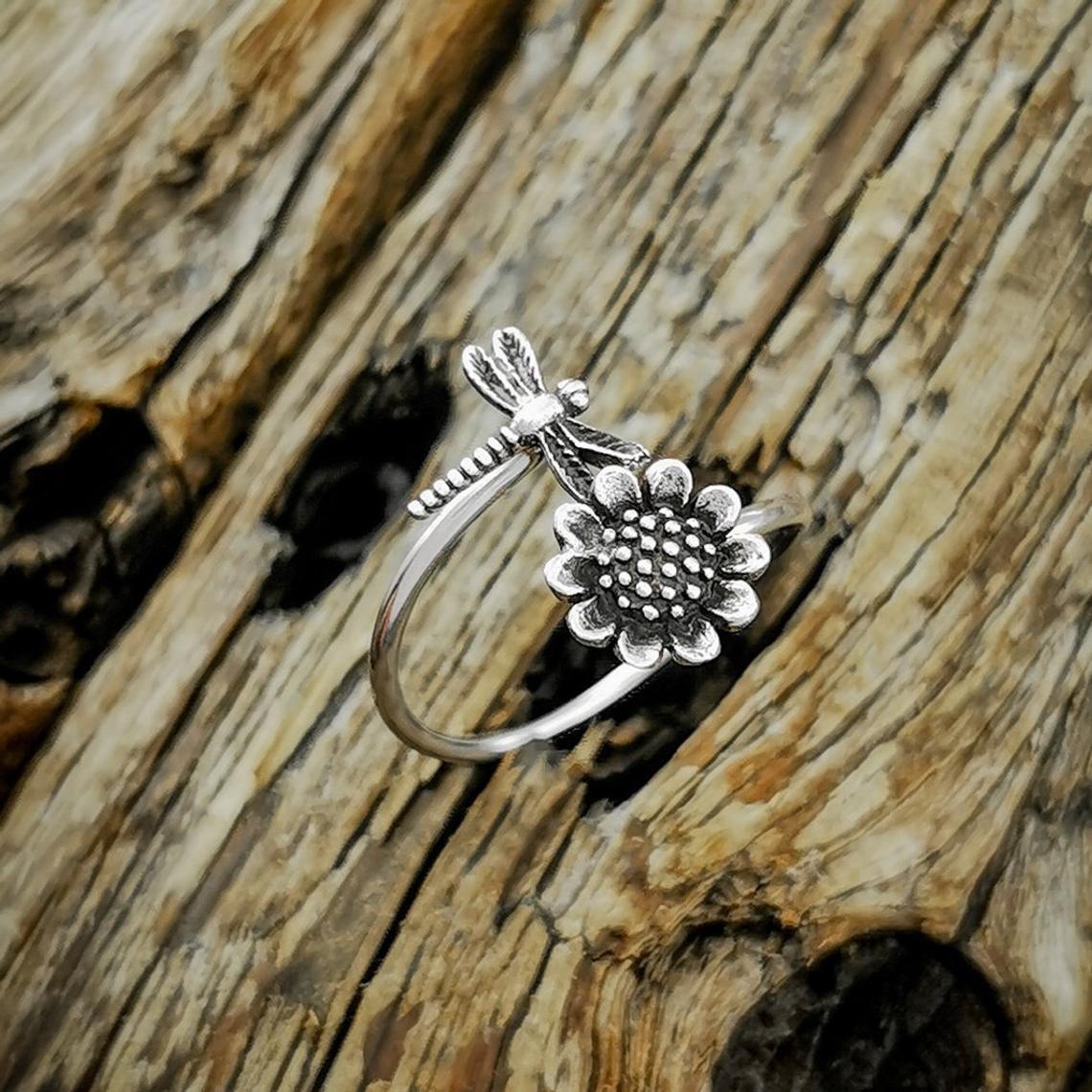Floral Cross Ring for Women - product image 4