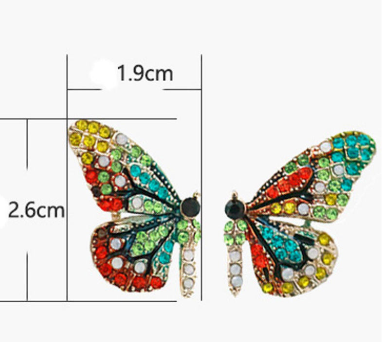 Heart Cross Butterfly Crystal Earrings for Women - product image 3