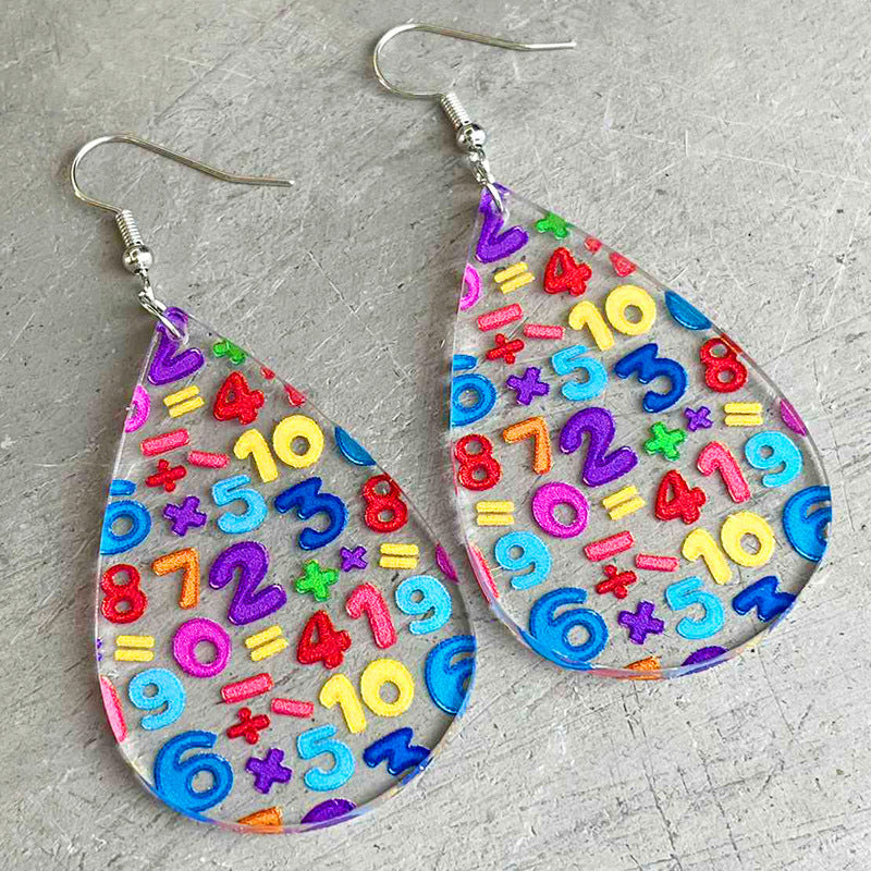 Cross Acrylic Earrings - product image 2