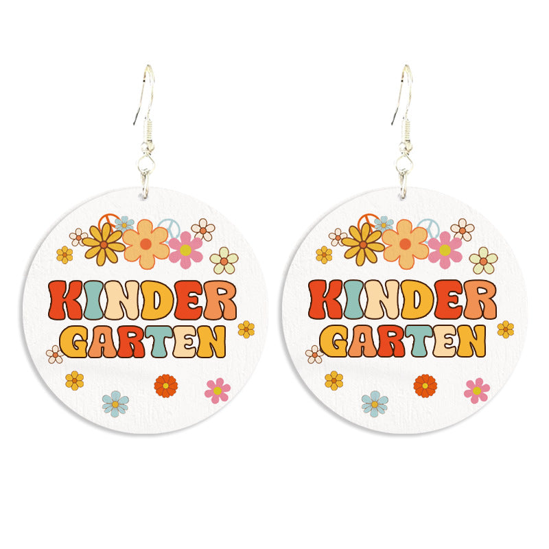 Boho Vintage Cross Wood Earrings - product image 17