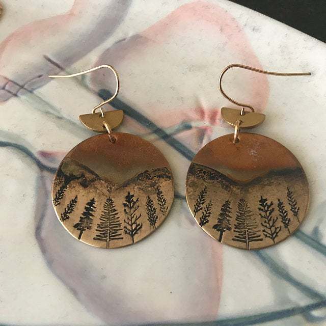 Vintage Moon Cross Earrings for Women - product image 2