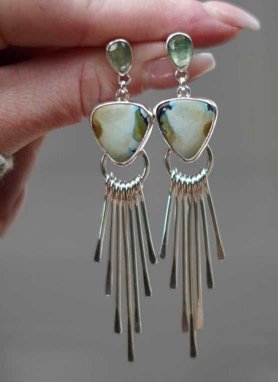 Boho Vintage Geometric Cross Earrings - product image 6