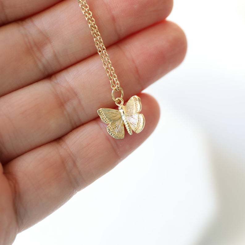 Vintage Cross Butterfly Necklace - product image 12