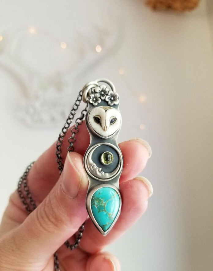 Turquoise Boho Vintage Necklace - product image 6
