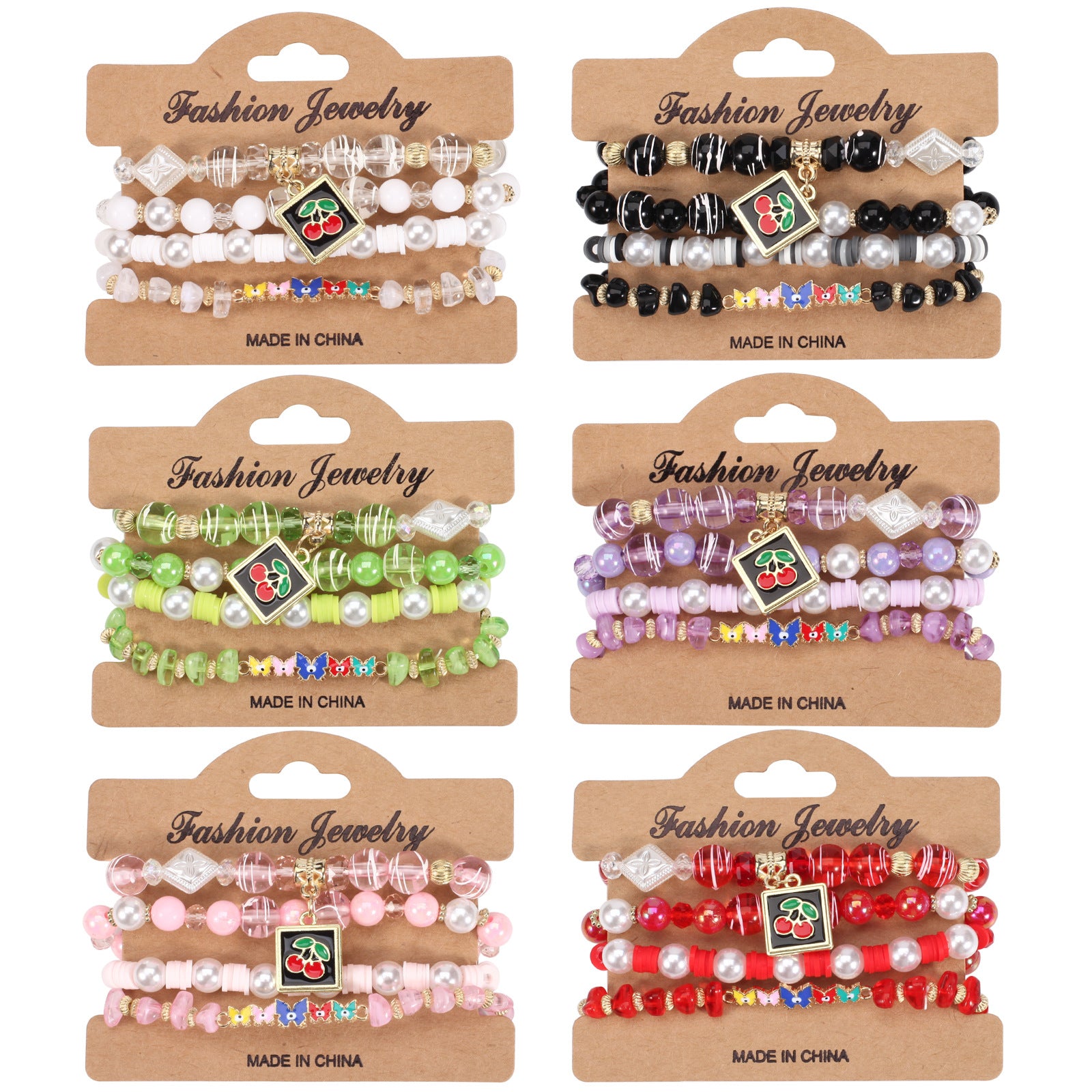 Boho Butterfly Beaded Necklace - product image 1