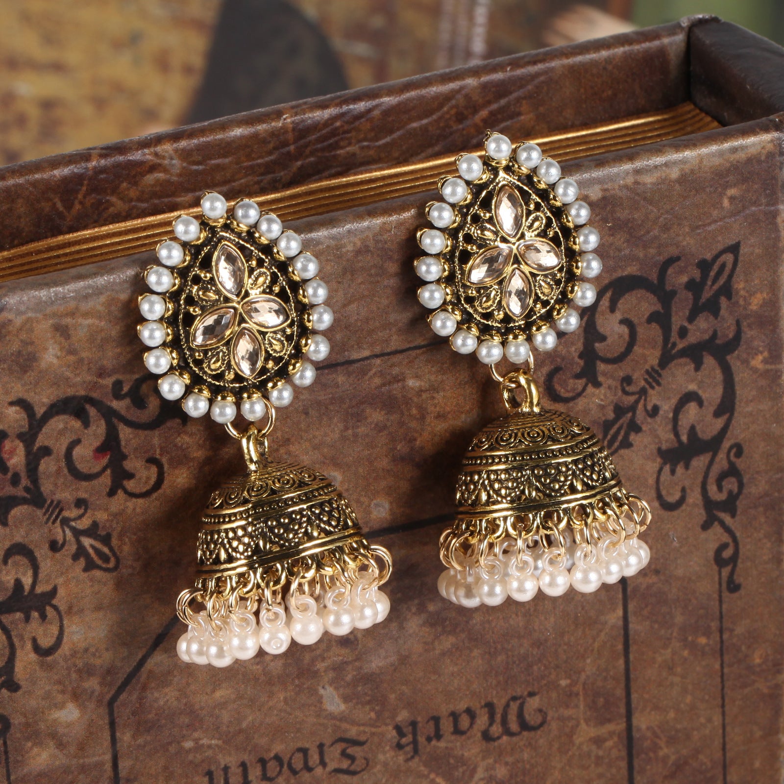 A Pair of Style Earrings - Gold-plated Alloy - Handmade with Tassels and - product image 8