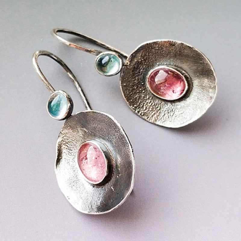 Boho Vintage Moon Cross Earrings - product image 4