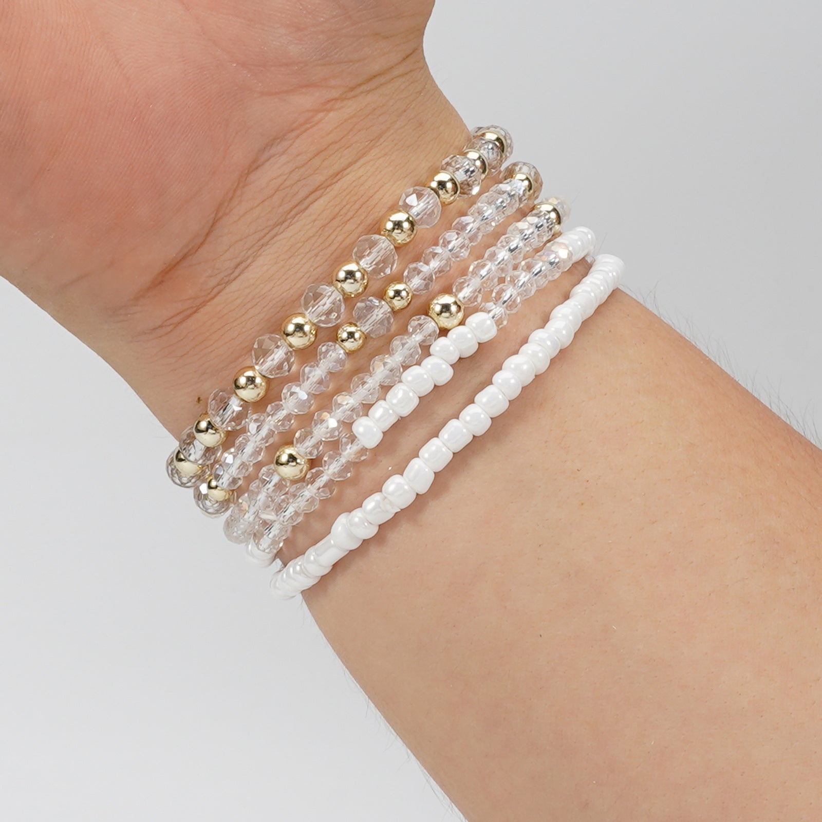 Boho Cross Beaded Crystal Bracelet - product image 15