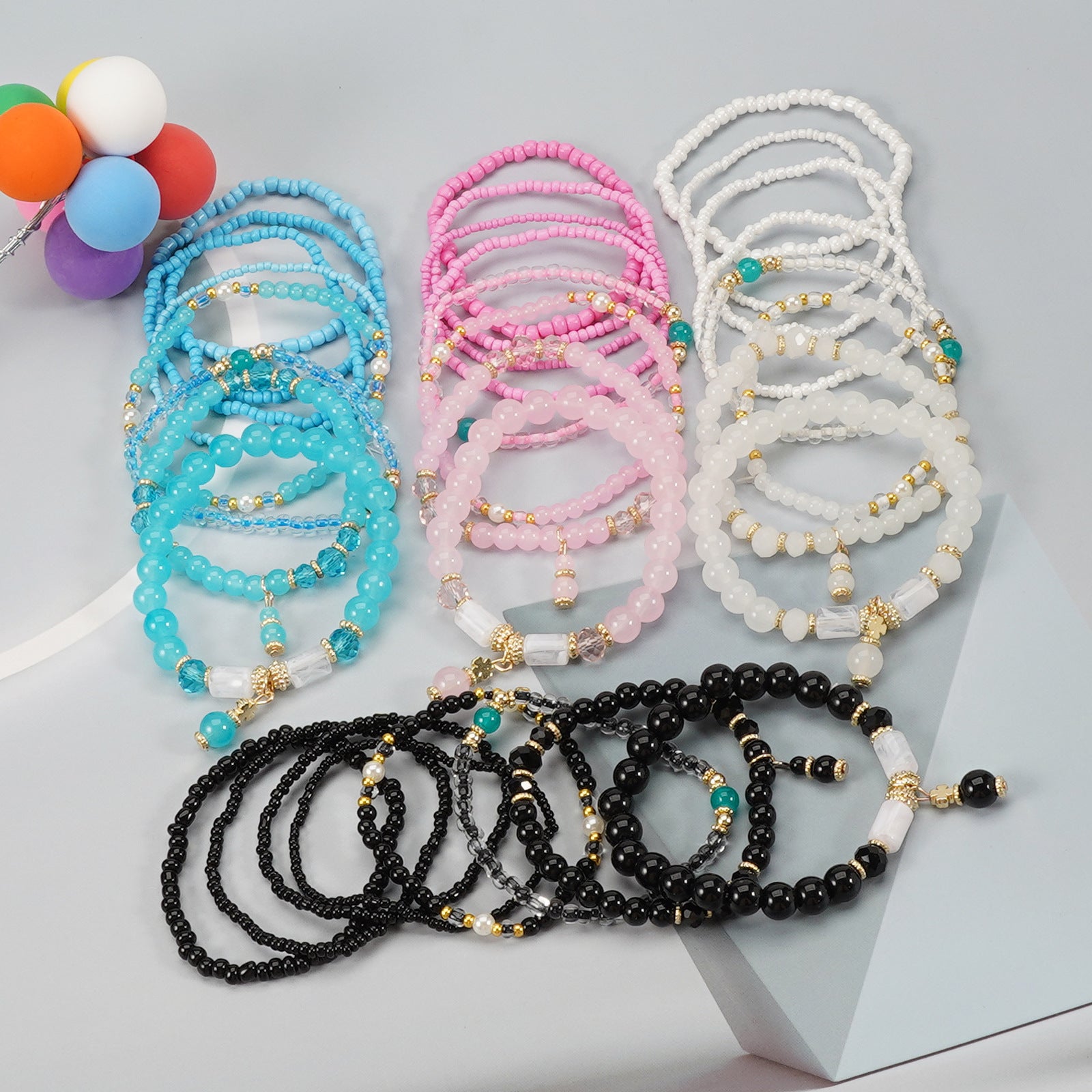 Boho Cross Beaded Bracelet - product image 2