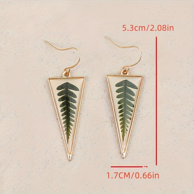 Vintage Cross Resin Earrings for Women