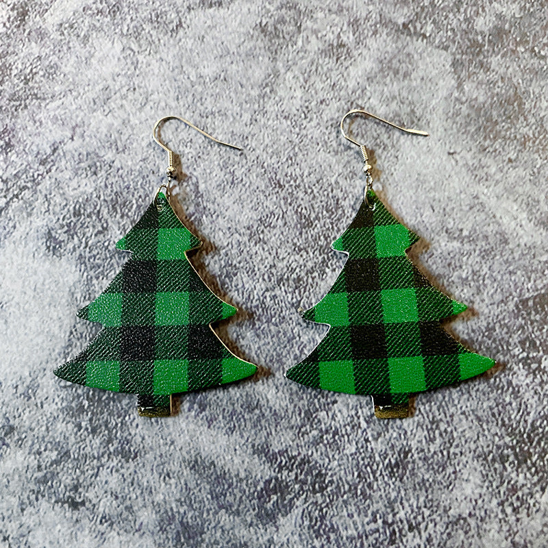 Cross Leather Earrings - product image 8