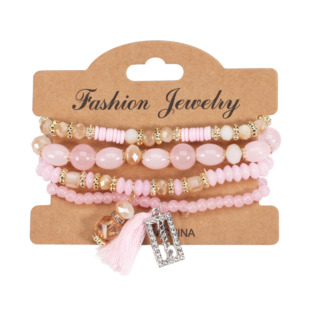 Boho Vintage Beaded Crystal Necklace - product image 8
