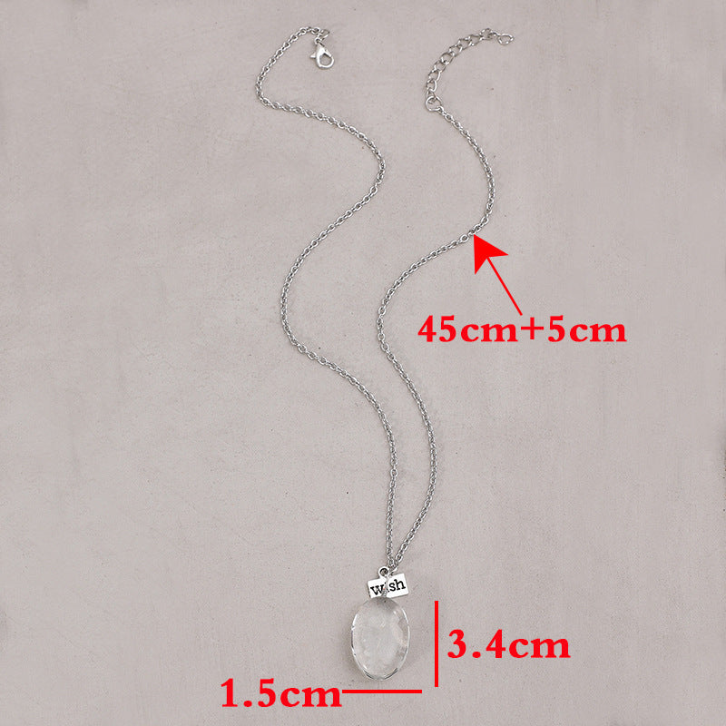 Heart Cross Crystal Necklace - product image 4