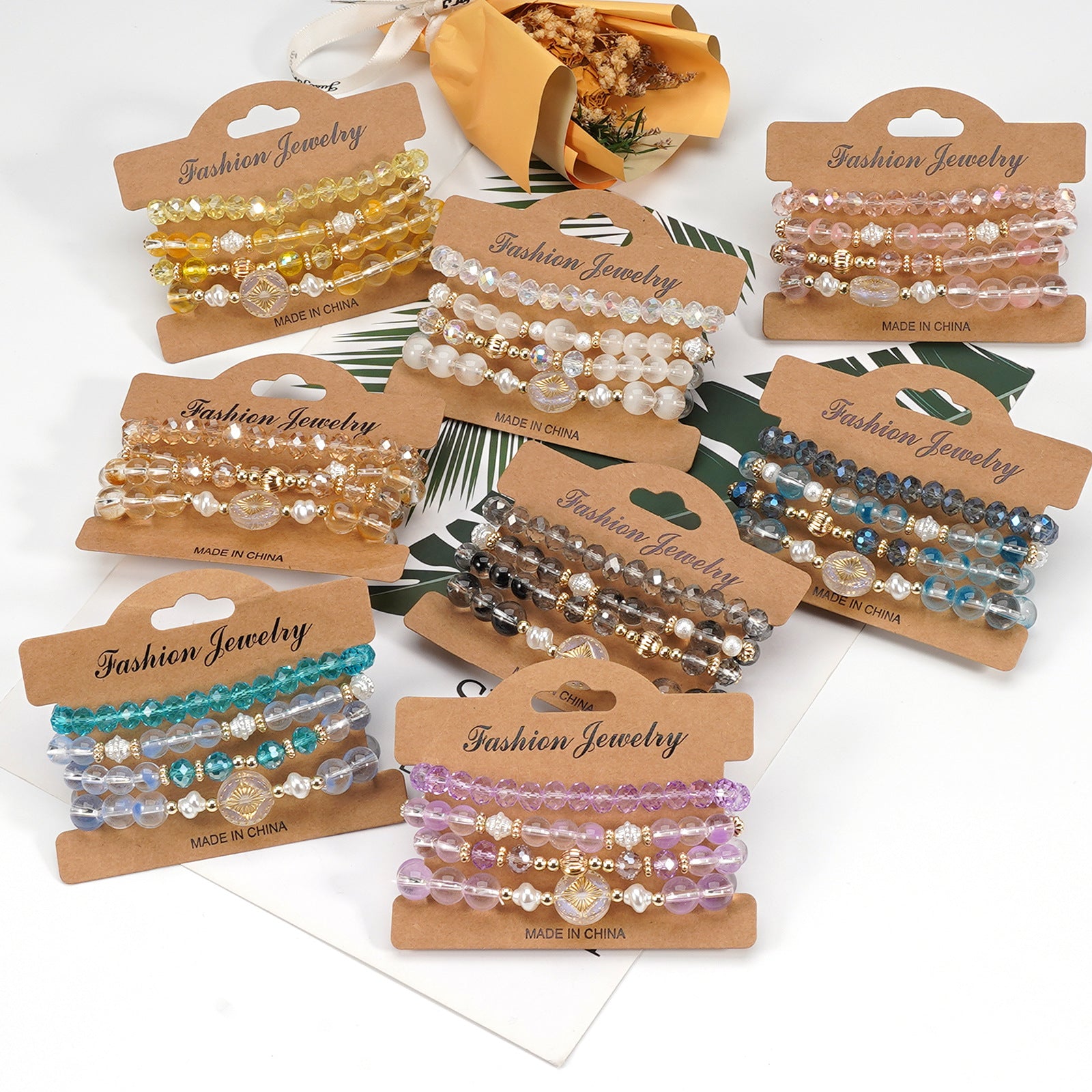 Boho Beaded Crystal Bracelet - product image 2
