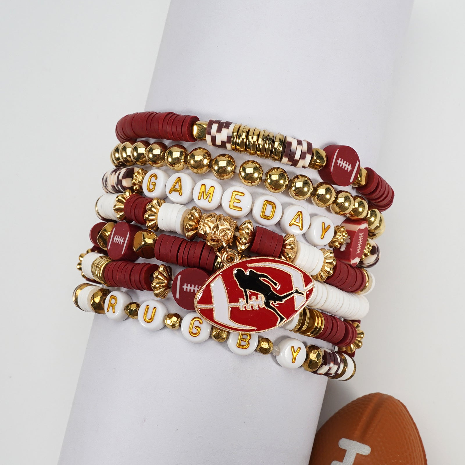 Football Bracelet Game Day Bracelet Game Day Football Mom Fan Wristband for - product image 22