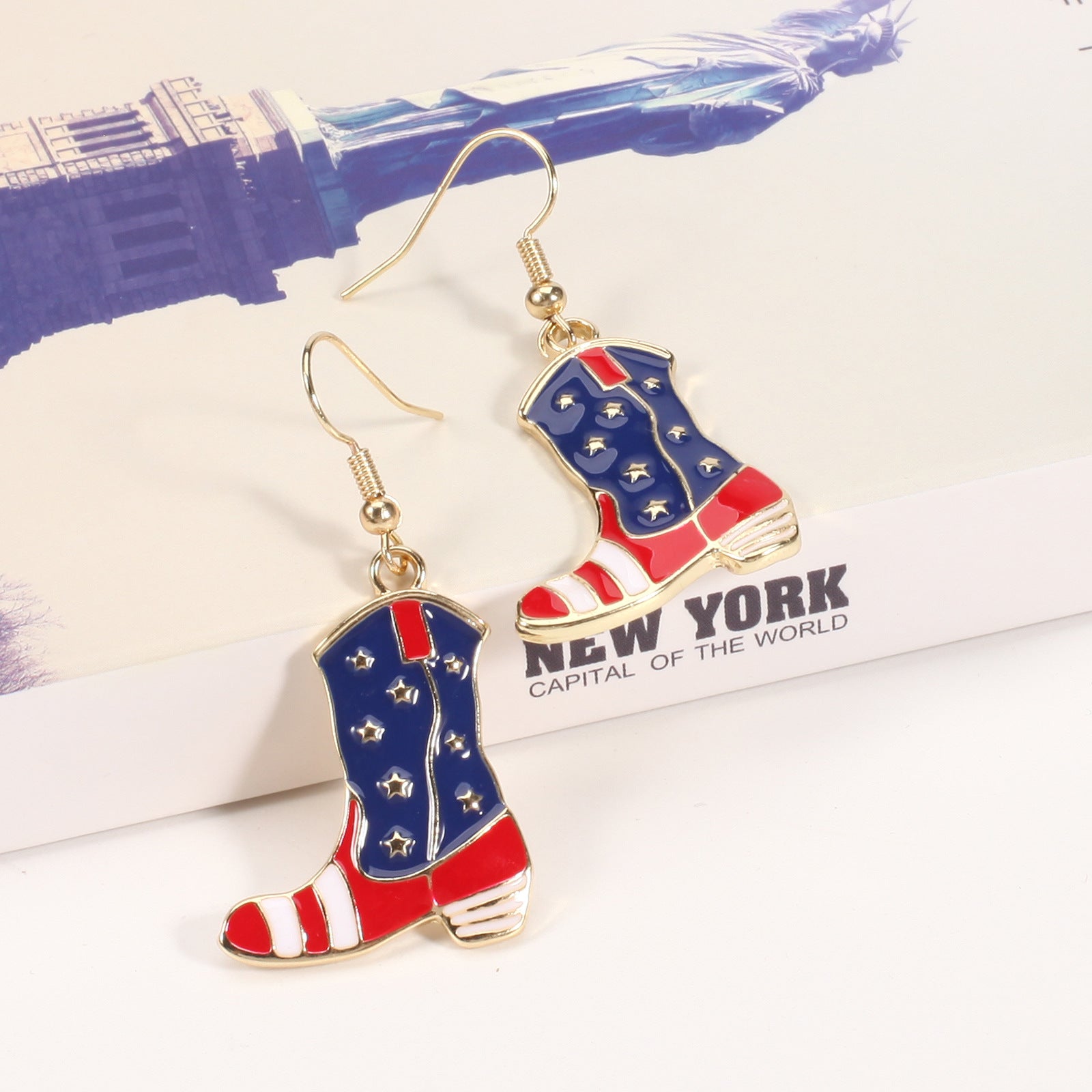 Cross Flag Earrings - product image 53