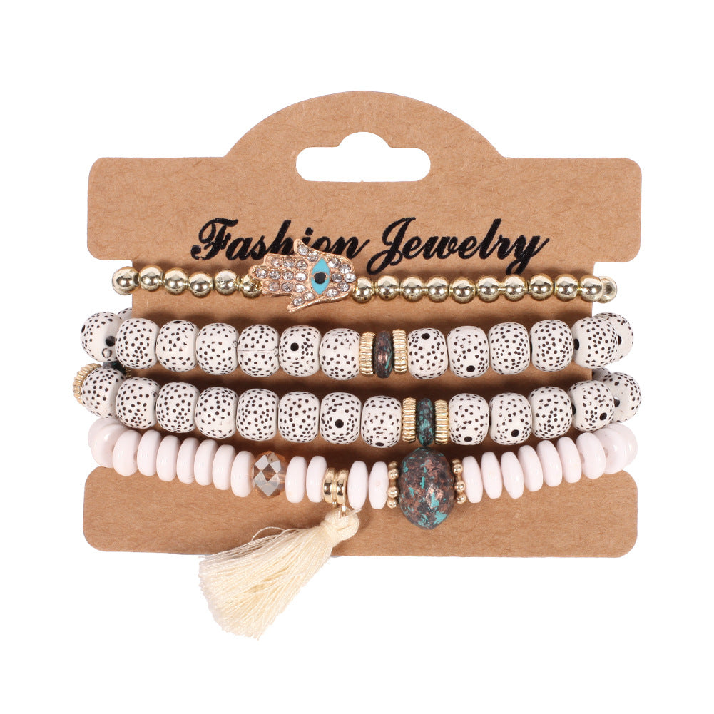Vintage Cross Beaded Bracelet - product image 9