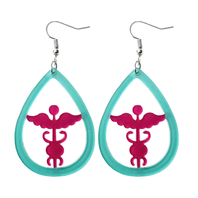 Cross Acrylic Earrings - product image 5