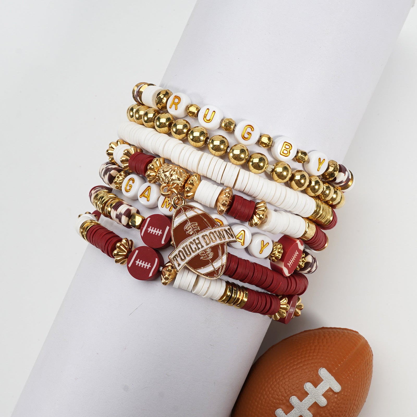 Football Bracelet Game Day Bracelet Game Day Football Mom Fan Wristband for - product image 13