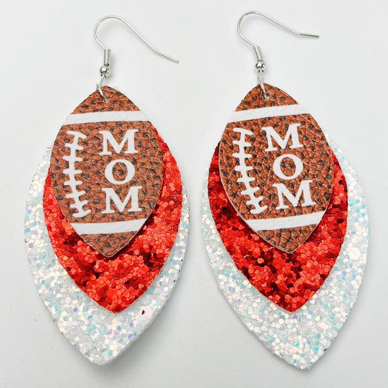 Cross Leather Earrings - product image 11