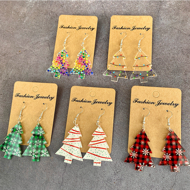 Cross Acrylic Earrings - product image 1