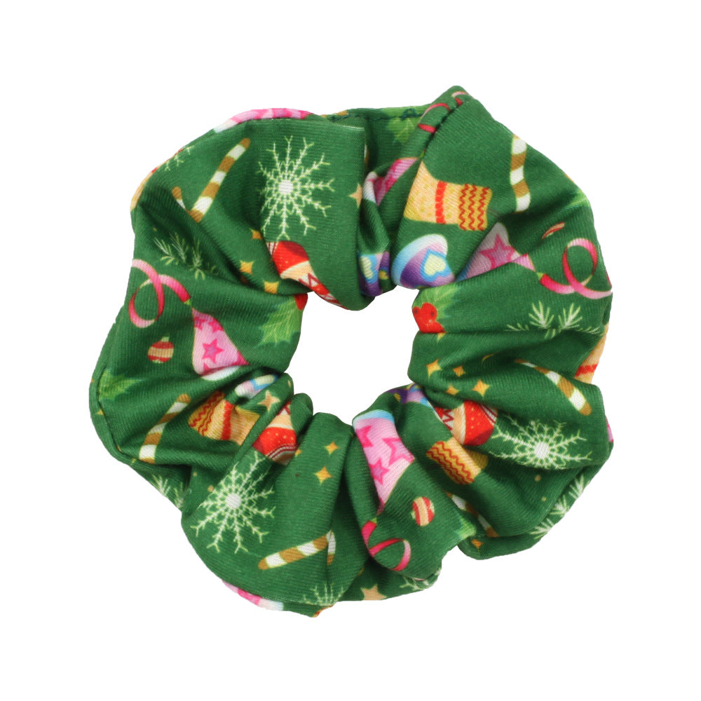 Christmas Hair Tie - Snowman - Bell - Santa Claus - Reindeer Antlers - Hat - - product image 29