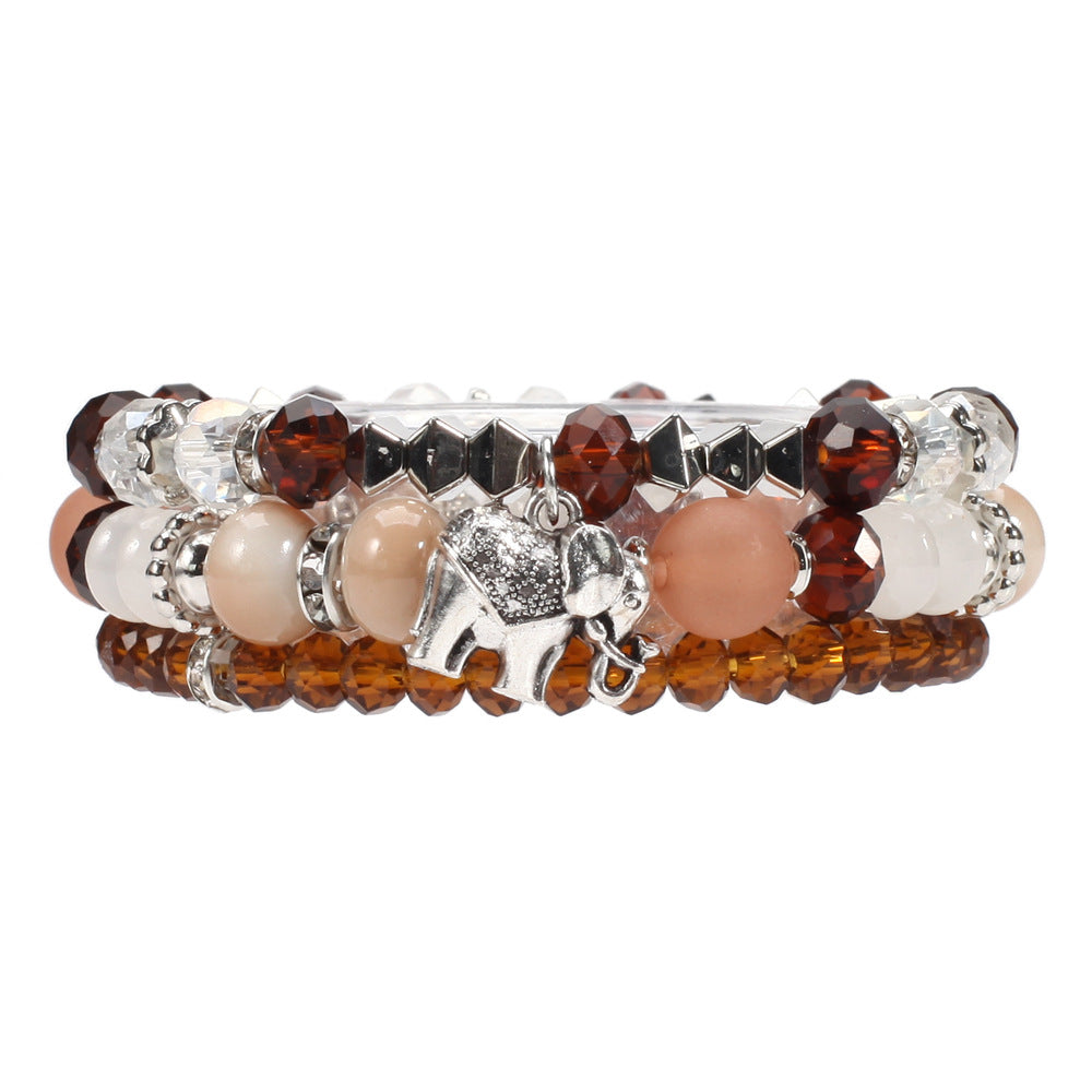 Boho Cross Beaded Necklace - product image 5