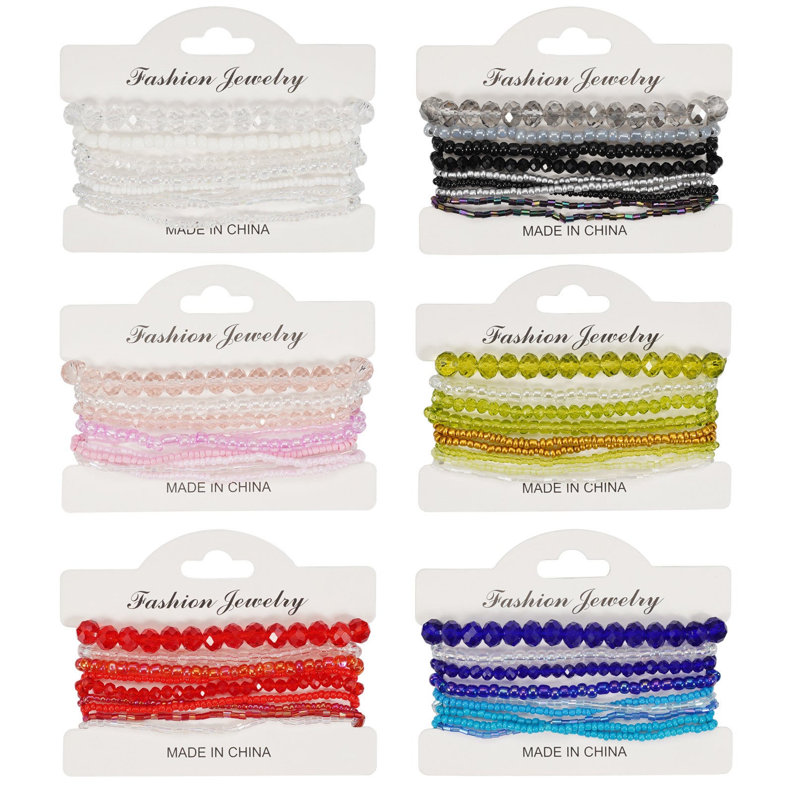 Boho Cross Beaded Crystal Bracelet - product image 1