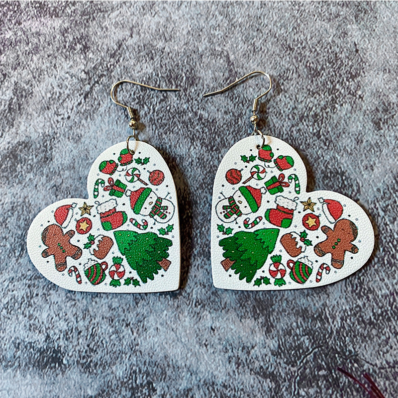 Statement Cross Leather Earrings - product image 14