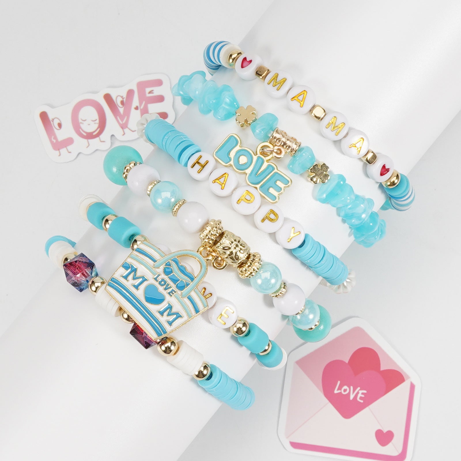 Floral Heart Beaded Bracelet - product image 18