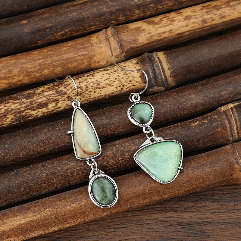 Boho Geometric Cross Earrings - product image 2