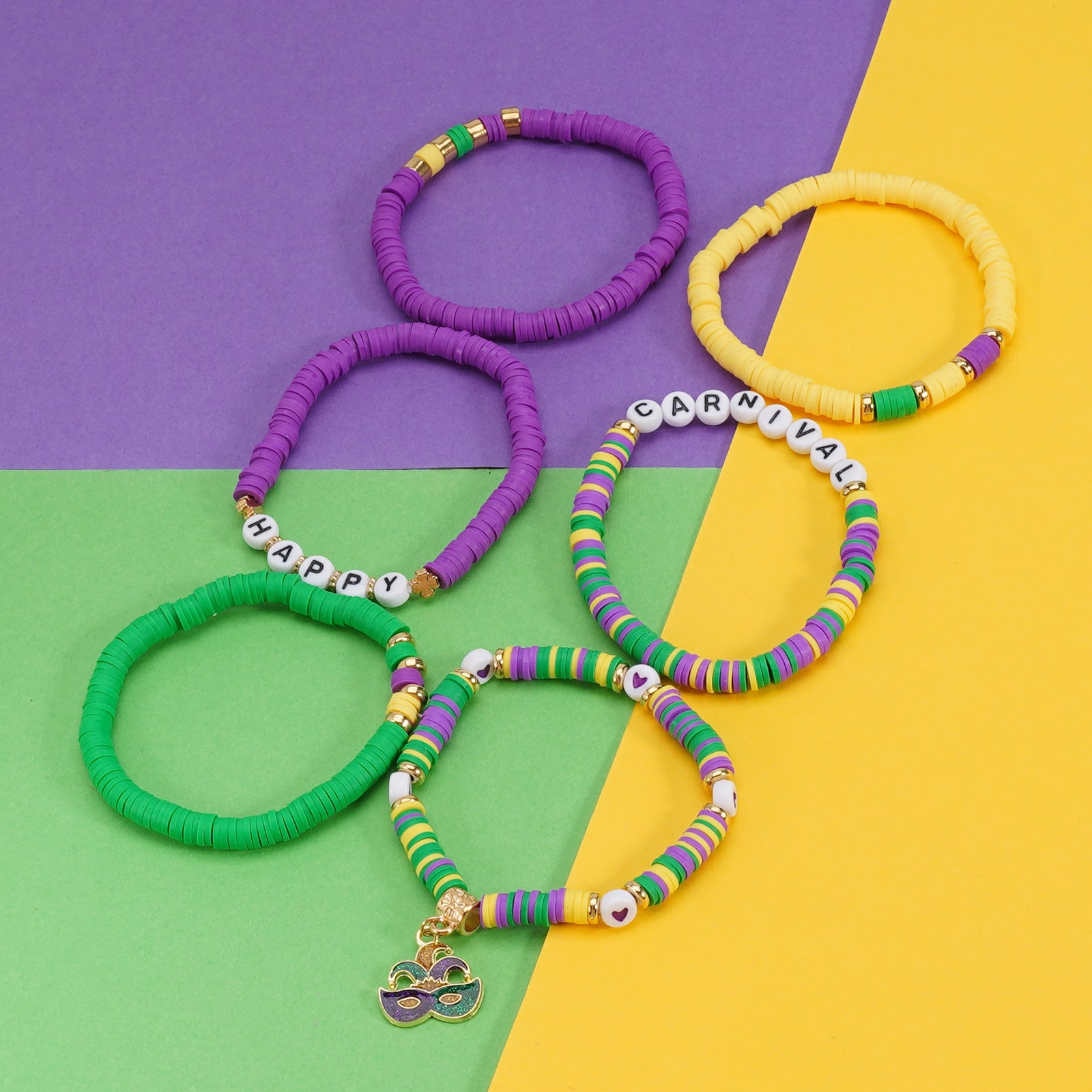 Brazilian Carnival Bracelet Mardi Gras Hat - Face Mask - Pendant - - product image 23
