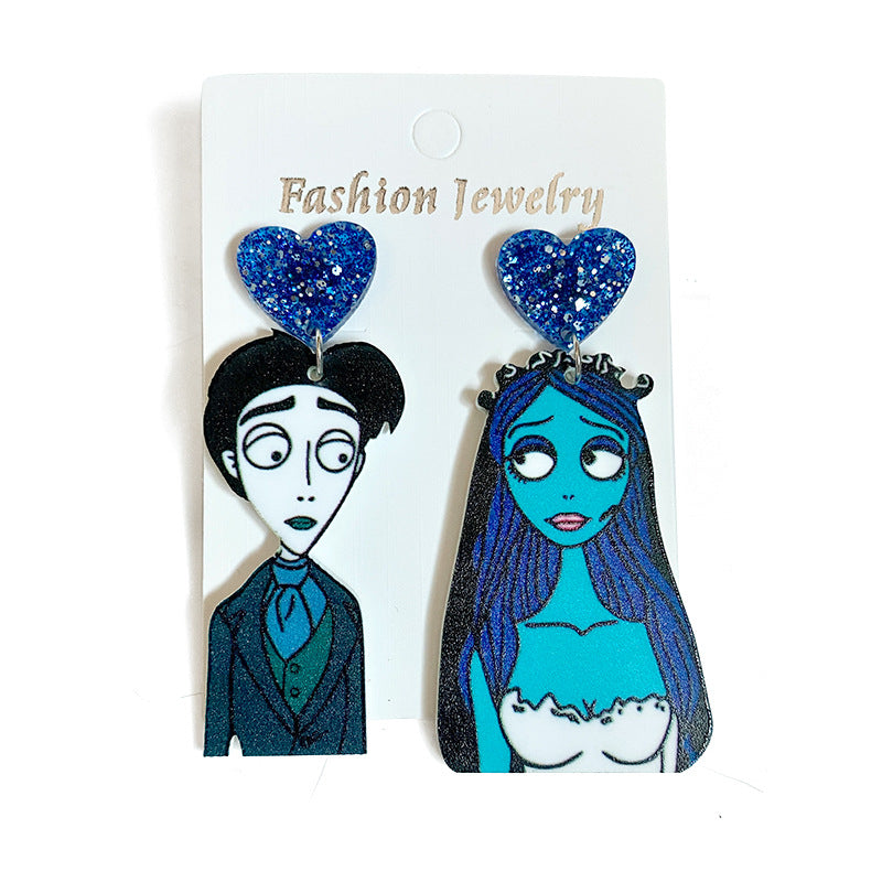 Cross Acrylic Earrings - product image 2
