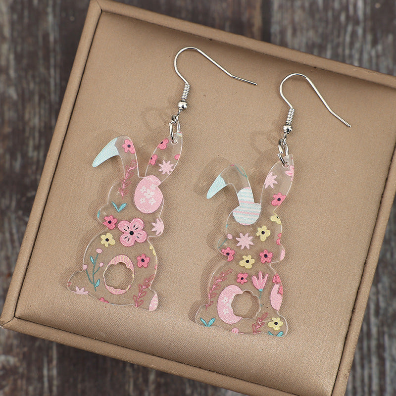 Floral Acrylic Earrings for Women - product image 4